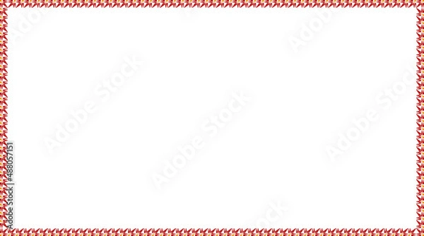 Fototapeta Star border frame with transparent background