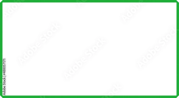 Fototapeta Think Line with transparent background