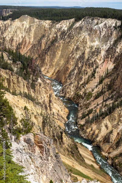 Obraz waterfall in the mountains