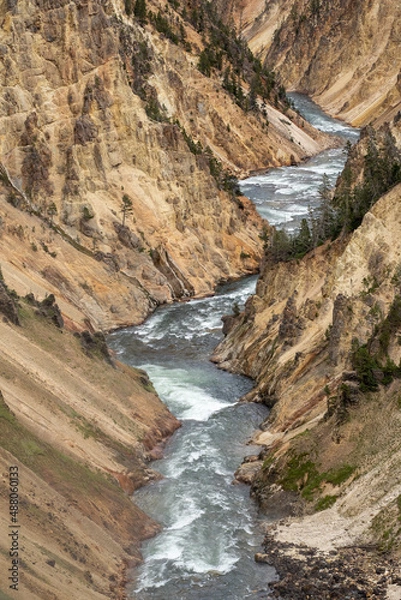 Obraz waterfall in the mountains