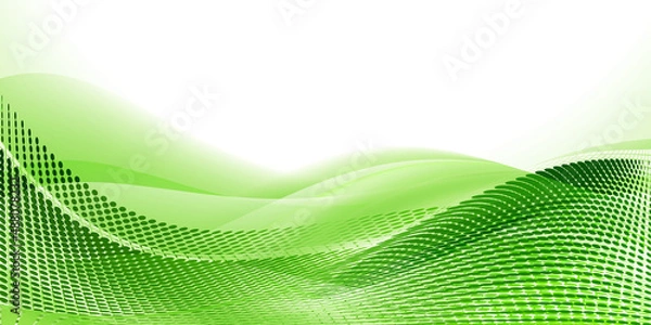 Obraz 新緑　波　背景　テクスチャ