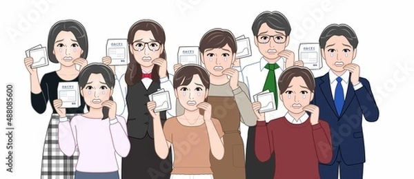 Fototapeta お酒を持っている人々