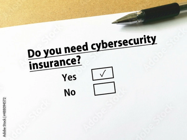 Obraz Questions about cyber security