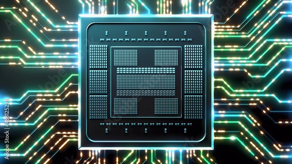 Obraz Circuit Board Visual Effects	