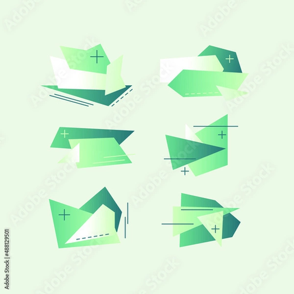 Obraz colored frames for text