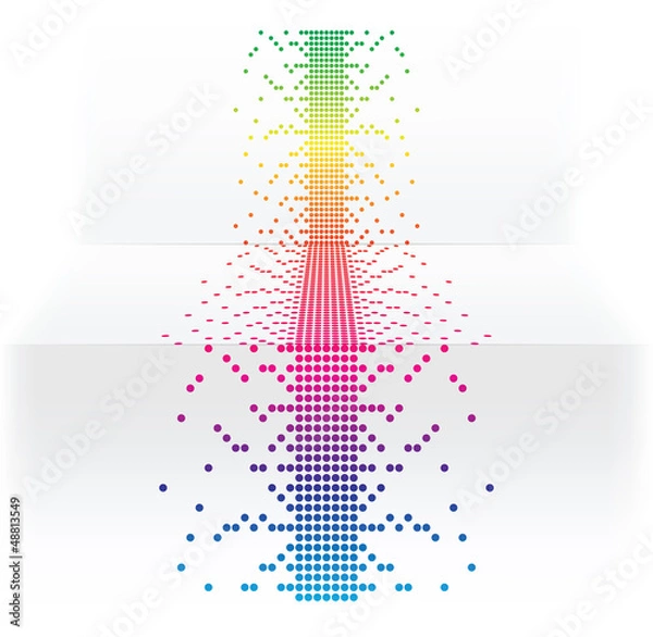 Fototapeta pixels vector illustration