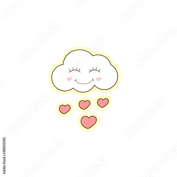 Fototapeta the cloud in love 