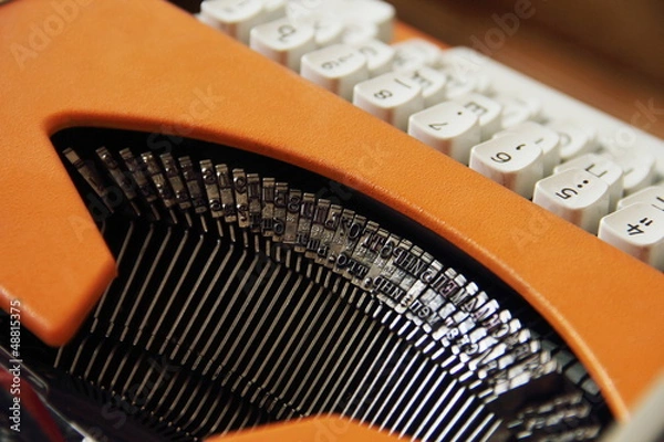 Fototapeta typewriter desk