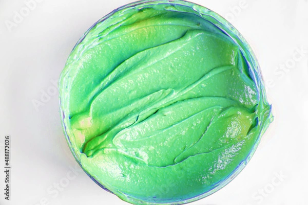 Obraz Cosmetic texture for face and body. Spa Selective focus.
