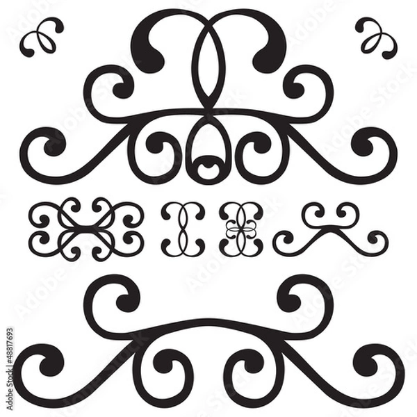 Fototapeta vector design ornaments