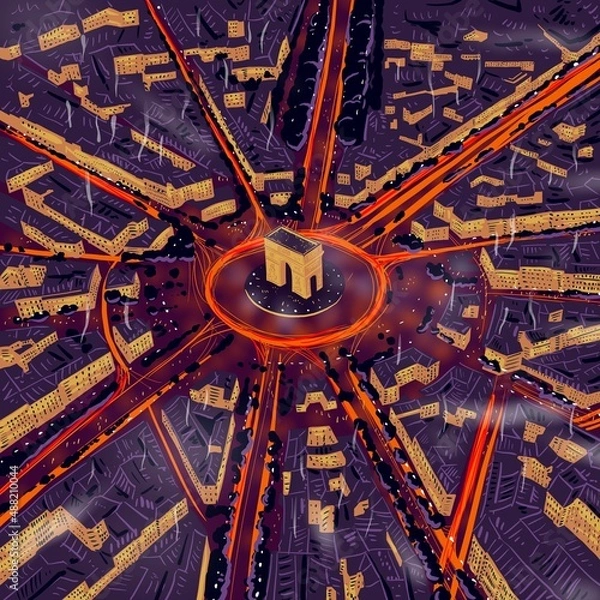 Obraz Paris by night