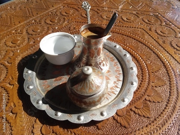 Fototapeta turkish coffee pot