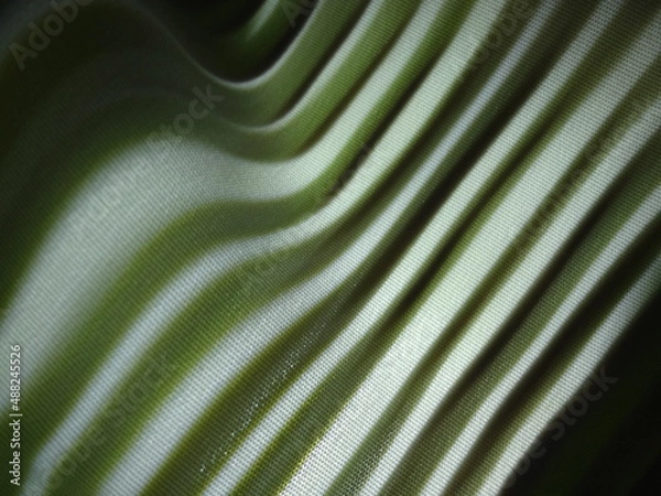 Obraz Black white 3D wavy swirl pattern  background