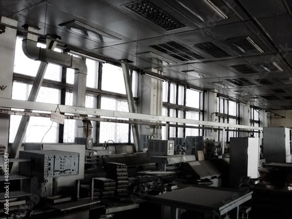 Fototapeta Interior Soviet Factory