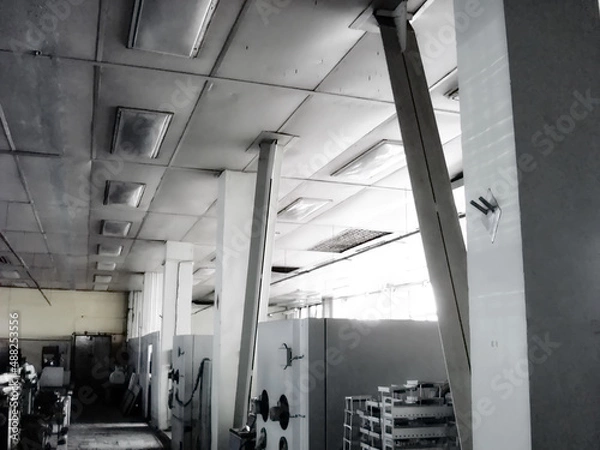 Fototapeta Interior Soviet Factory