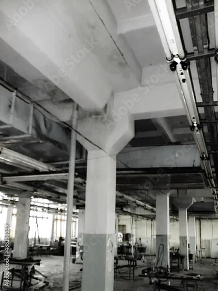 Fototapeta Interior Soviet Factory