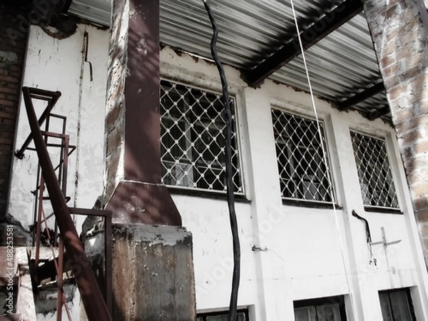 Fototapeta Interior Soviet Factory