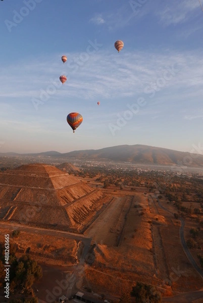 Obraz Teotihuacan baloon