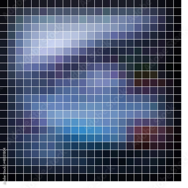 Fototapeta Abstract vector mosaic