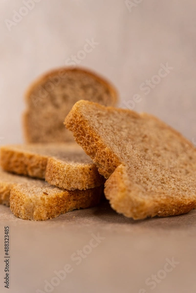 Obraz A piece of bread. 
Bread.