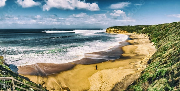 Obraz Overview of Bells Beach, Great Ocean Road, Victoria, Australia