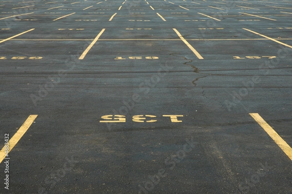 Obraz Parking Lot, Space 135