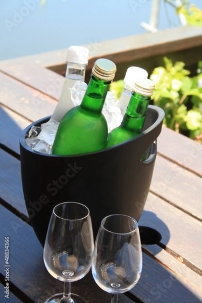 Obraz Getränke im Flaschenkühler