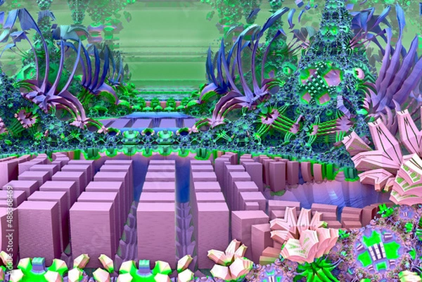 Obraz Fantasy garden.