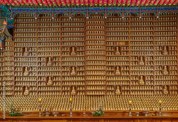 Obraz 한국 사찰의 불상