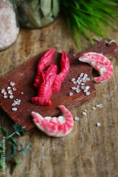 Obraz handmade soap as a gift on February 23