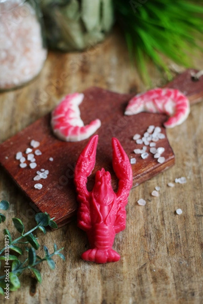 Obraz handmade soap as a gift on February 23