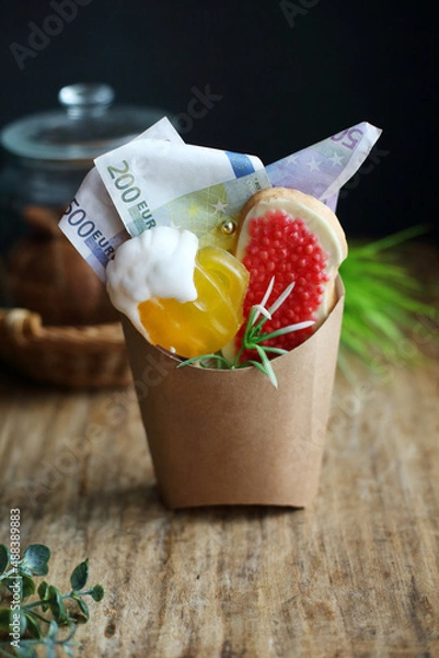 Fototapeta handmade soap as a gift on February 23