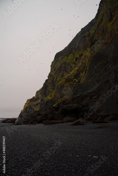 Fototapeta Black beach