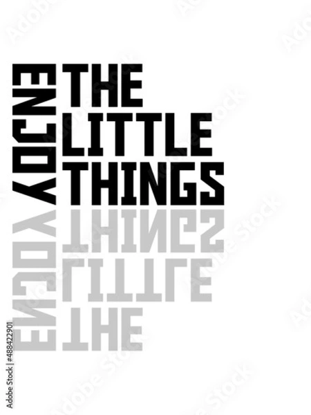 Fototapeta Gespiegelt Little Things 