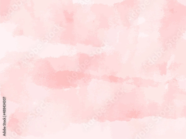 Obraz 水彩テクスチャの背景素材　ピンク　春イメージ