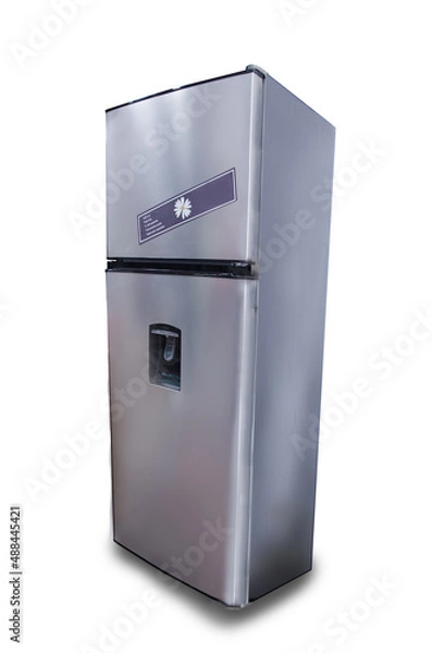 Obraz refrigerator isolated on white