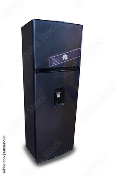 Fototapeta refrigerator isolated on white