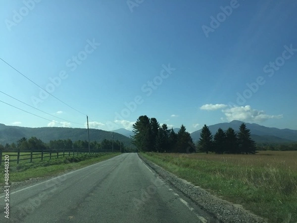 Obraz mountain open road