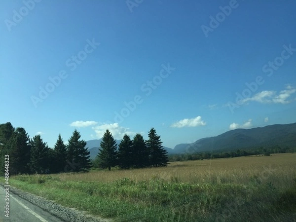 Obraz mountain open road