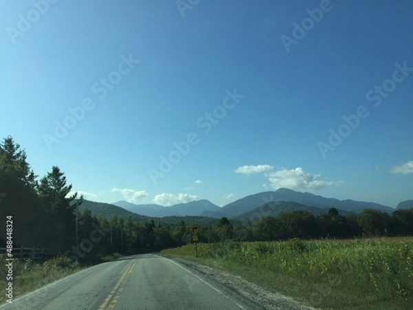 Obraz mountain open road