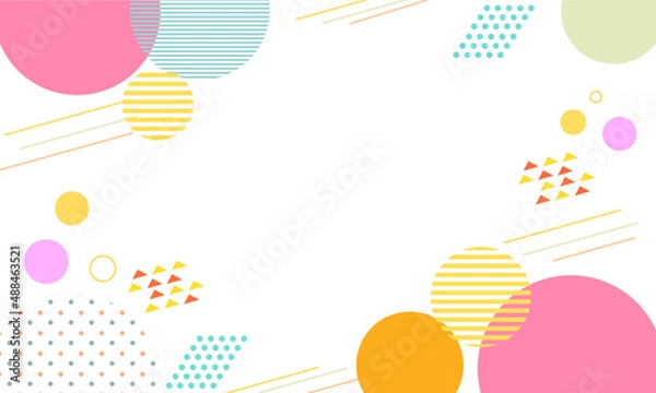 Fototapeta 幾何学フレーム