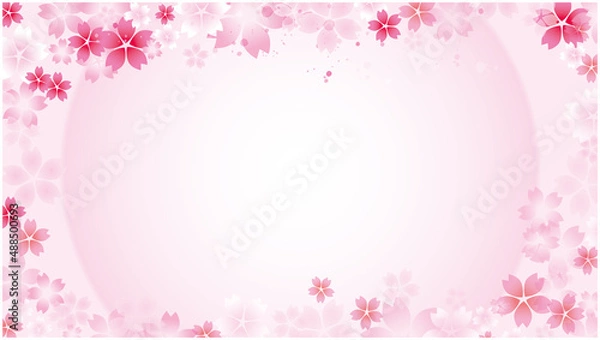 Fototapeta 春　桜　背景
