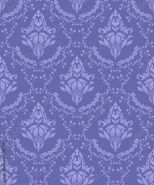 Fototapeta Damask Seamless Pattern
