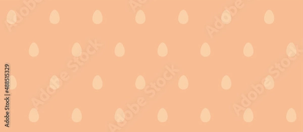 Fototapeta Seamless pattern from small decorative eggs.