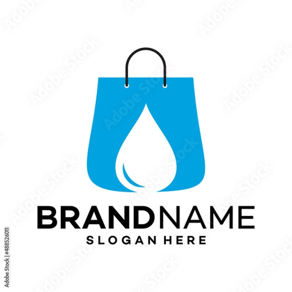 Obraz Shop Drink Logo Design Template Illustration Vector