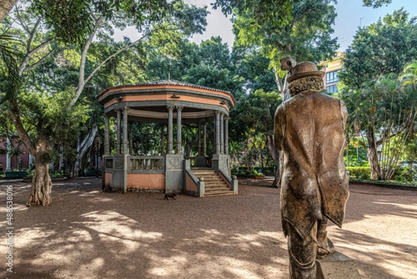 Obraz Plaza y estatua