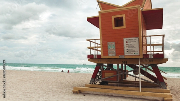 Obraz Lifeguard house