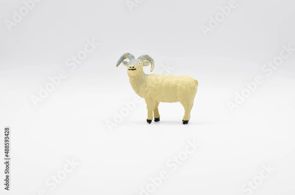 Obraz ram.plastic toy on a white background.