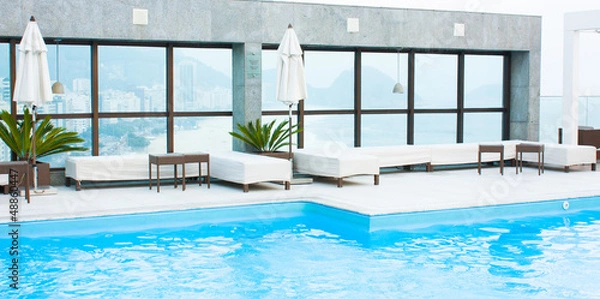 Obraz Luxury swimming pool