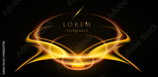 Fototapeta Web  background lorem abstract flame yellow